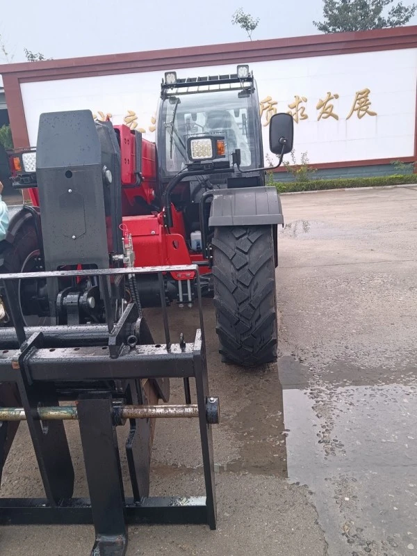 12m telescopic handler lifting a load