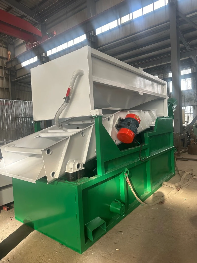 High-frequency vibrating dewatering screen front view